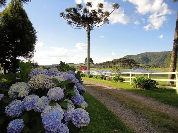 Hotel Refugio Do Lago Lages Exterior foto